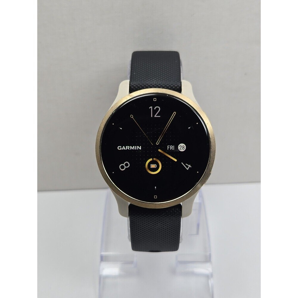 Garmin Venu 2S GPS Smartwatch 40mm Gold Sand AMOLED Fitness Music Heart Rate NFC